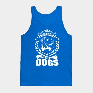 Life Goal Pet All The Dogs Tank Top